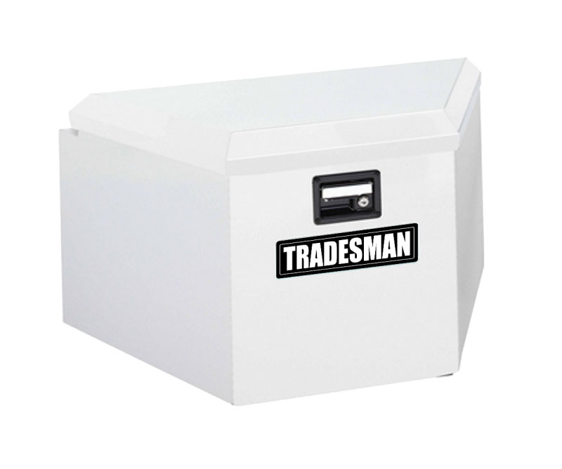 Tradesman 6220 | Steel Trailer Tongue Storage Box (16in.) - White