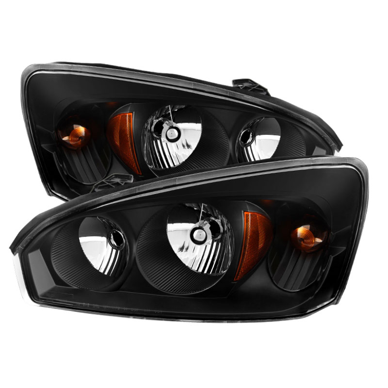 SPYDER 9026454 | Xtune Chevy Malibu 04-08 Crystal Headlights Black HD-JH-CMA04-AM-BK; 2004-2008