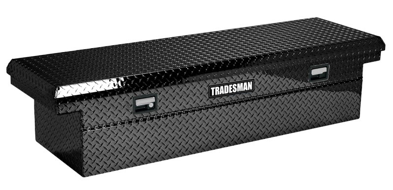 Tradesman 7111002lp | Aluminum Economy Cross Bed Low-Profile Truck Tool Box (60in.) - Black