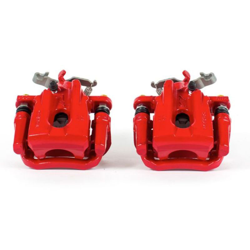 PowerStop s6708 | Power Stop 2016 Scion iM Rear Red Calipers w/Brackets - Pair; 2016-2016