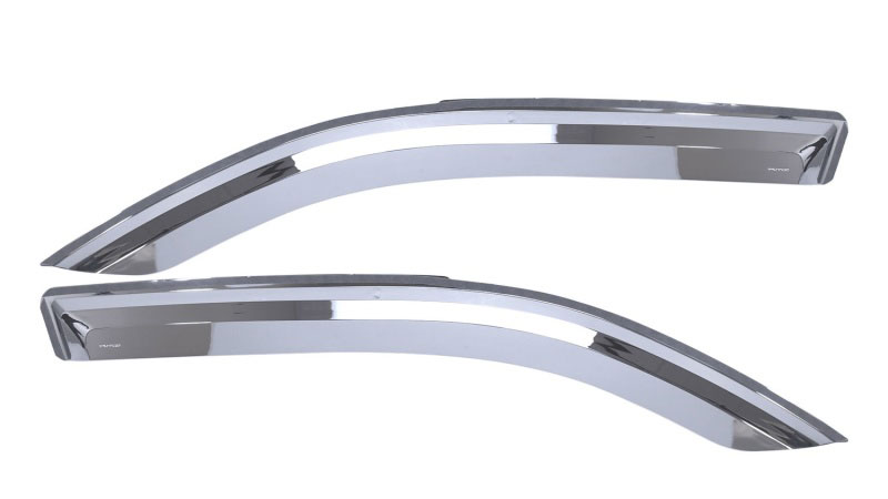 Putco 480072 | 19-20 Ram 1500 - Crew Cab (Set of 2) - Excl regular Cab Element Chrome Window Visors; 2019-2022