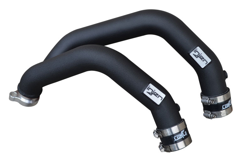 Injen SES1116ICPWB | Intercooler Charge Pipes BMW M4 (F82/83) 3.0L L6 Twin turbo S55, Wrinkle Black; 2015-2016