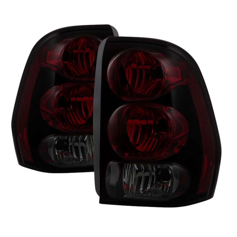 SPYDER 9029806 | Xtune Chevy Trailblazer 02-09 w/ Circuit Board Model Tail Lights Red Smoked ALT-JH-CTB02-OE-RSM; 2002-2009