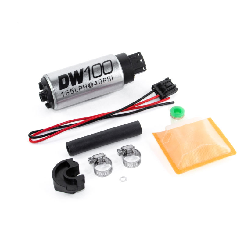 DeatschWerks 9-101-0766 | 165 LPH In-Tank Fuel Pump w/ 89-94 Nissan 240sx Install Kit; 1989-1994