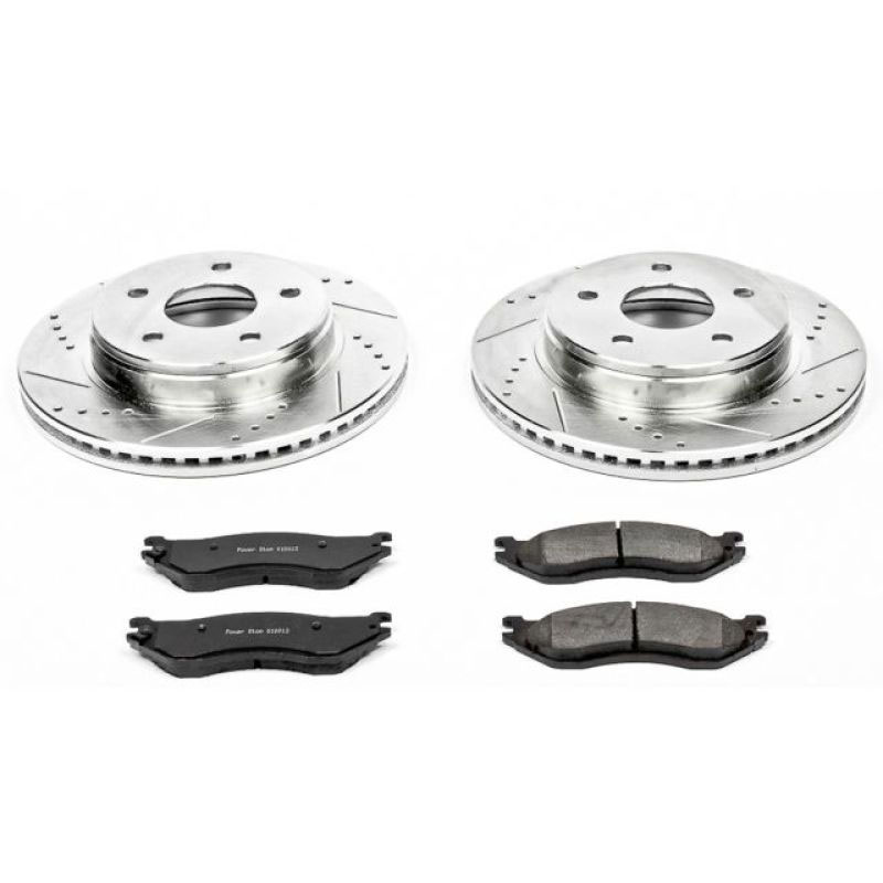 PowerStop k2165 | Power Stop 04-06 Dodge Durango Front Z23 Evolution Sport Brake Kit; 2004-2006