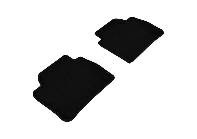 3D Maxpider l1bm03721509 | 3D MAXpider 2012-2020 BMW 3 Series/4 Series Gran Coupe F30/F36 Kagu 2nd Row Floormats - Black; 2012-2020