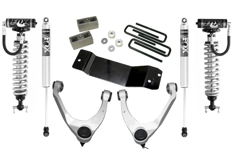 Superlift 3600fx | 14-19 Chevy Silv 4WD 3.5in Lift Kit w/ Alum Cntrl Arms Fox Front Coilover &amp; 2.0 Rear