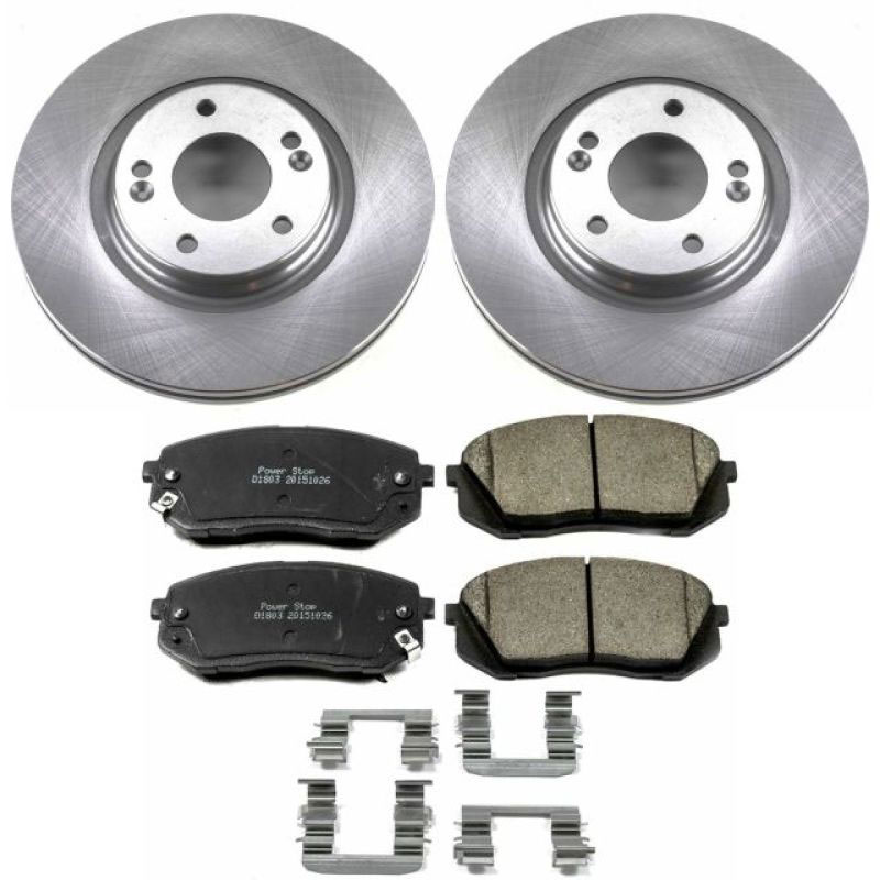 PowerStop koe6982 | Power Stop 15-16 Hyundai Sonata Front Autospecialty Brake Kit; 2015-2016