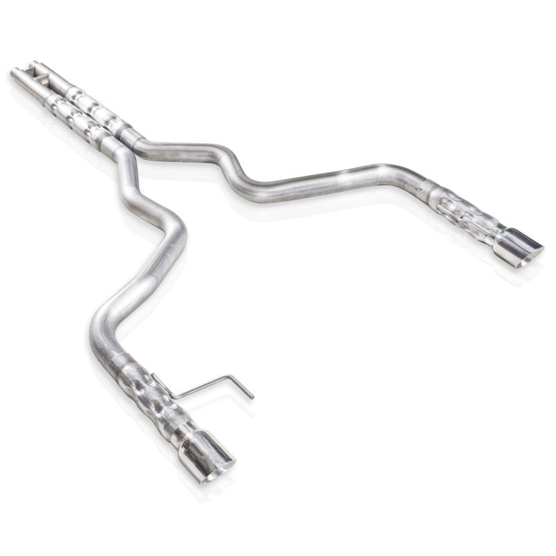 Stainless Works M15CB | Ford Mustang GT Exhaust: 3 inch Chambered Round Catback With Factory Connect H-Pipe and 2.5-inch Muffler Core; 2015-2016