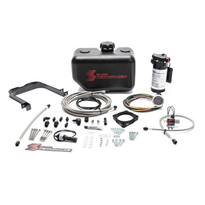 Snow Performance sno-2170-brd | 08+ Charger Stg 2 Boost Cooler F/I Water Injection Kit (SS Braided Line & 4AN); 2008-2017