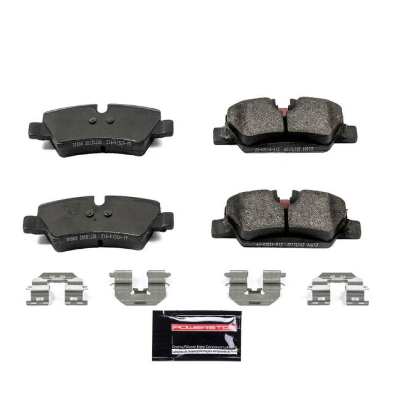 PowerStop z23-1800 | Power Stop 15-19 Mini Cooper Rear Z23 Evolution Sport Brake Pads w/Hardware; 2015-2019