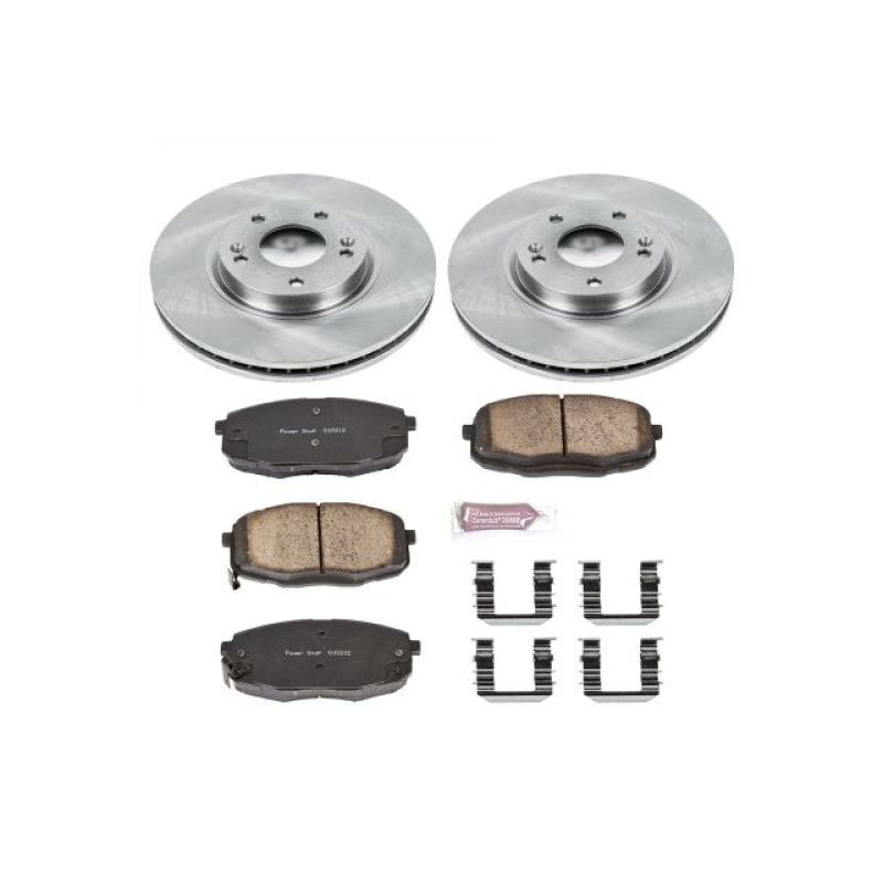 PowerStop koe5837 | Power Stop 10-13 Kia Forte Front Autospecialty Brake Kit; 2010-2013