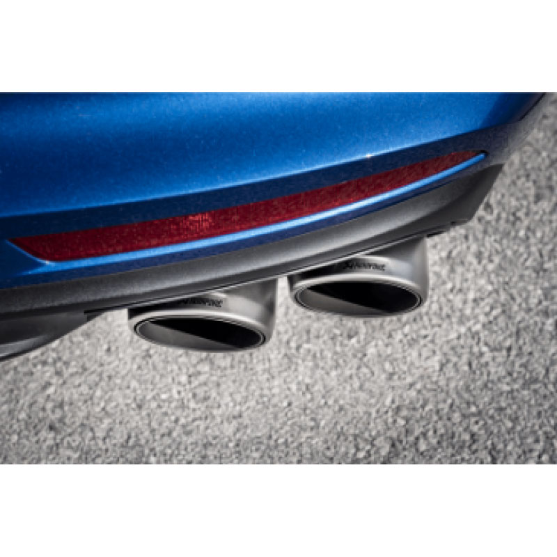 Akrapovic tp-t/s/18 | 17-18 Porsche Panamera Turbo Tail Pipe Set (Titanium); 2017-2018