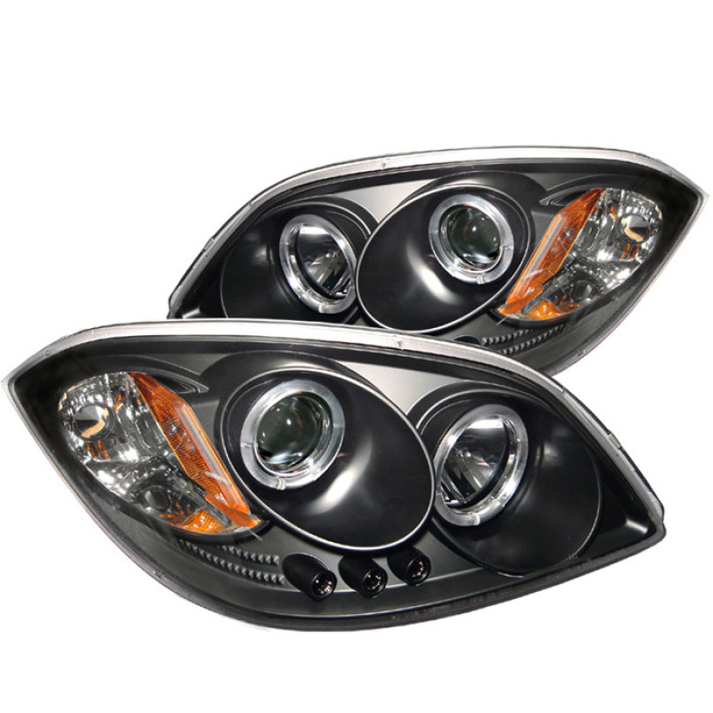 SPYDER 5009326 | Spyder Cobalt Halo Led Projector Headlights - Black - (PRO-YD-CCOB05-HL-BK); 2005-2010