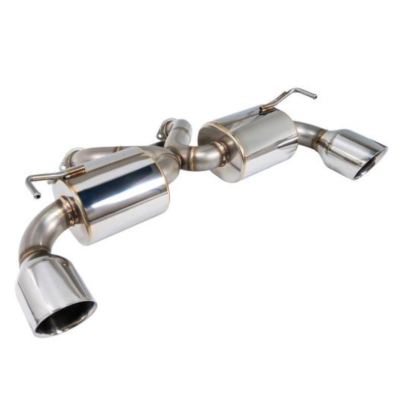 Remark rk-a2063n-01 | Nissan 370Z (Z34) V2 Axle Back Exhaust w/Stainless Steel Double Wall Tip; 2009-2019