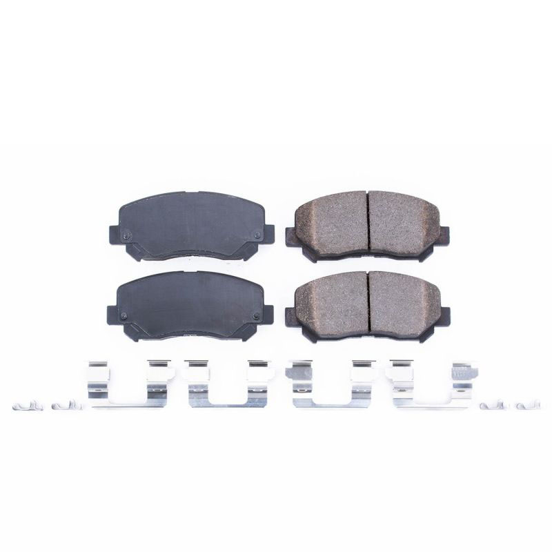 PowerStop 171640a | Power Stop 15-17 Chrysler 200 Front Z17 Evolution Ceramic Brake Pads w/Hardware; 2017-2017