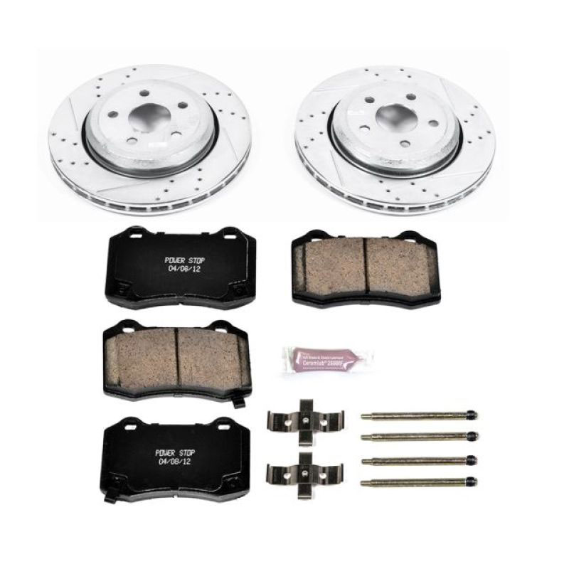 PowerStop k5956 | Power Stop 18-19 Dodge Durango Rear Z23 Evolution Sport Brake Kit; 2018-2022