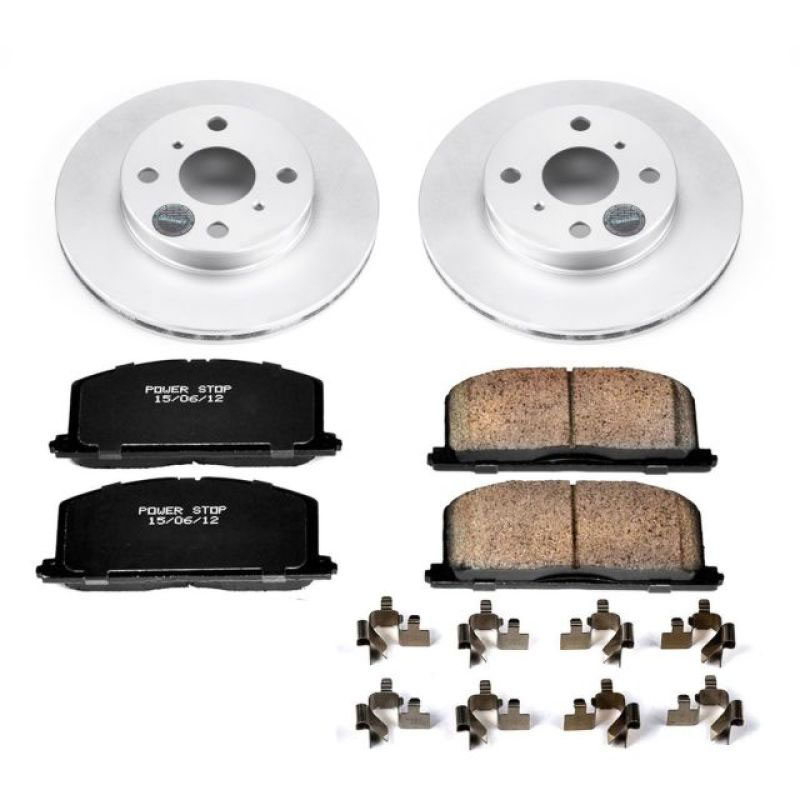 PowerStop crk4782 | Power Stop 96-98 Toyota Paseo Front Z17 Evolution Geomet Coated Brake Kit; 1996-1998