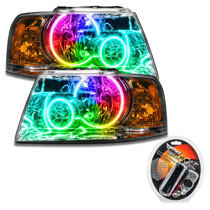 Oracle Lighting 7153-330 | Oracle 03-06 Ford Expedition SMD HL - Chrome - ColorSHIFT; 2003-2006