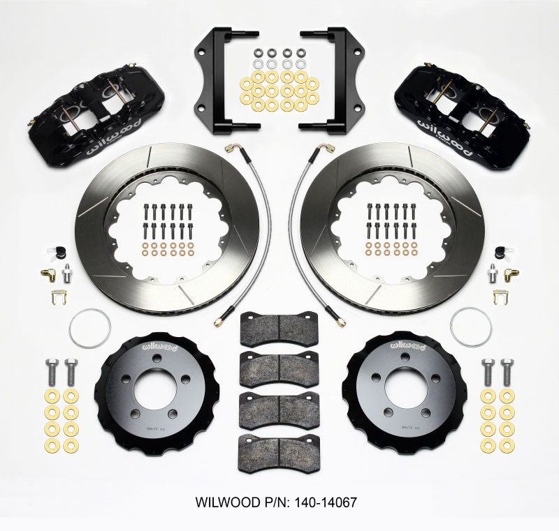 Wilwood 140-14067 | AERO6 Front Hat Kit 14.25 2014-Up Challenger w/Lines; 2014-2021