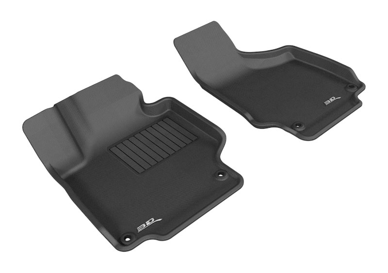 3D Maxpider l1ad02911509 | 3D MAXpider 2008-2015 Audi TT/TTS Kagu 1st Row Floormat - Black; 2008-2015