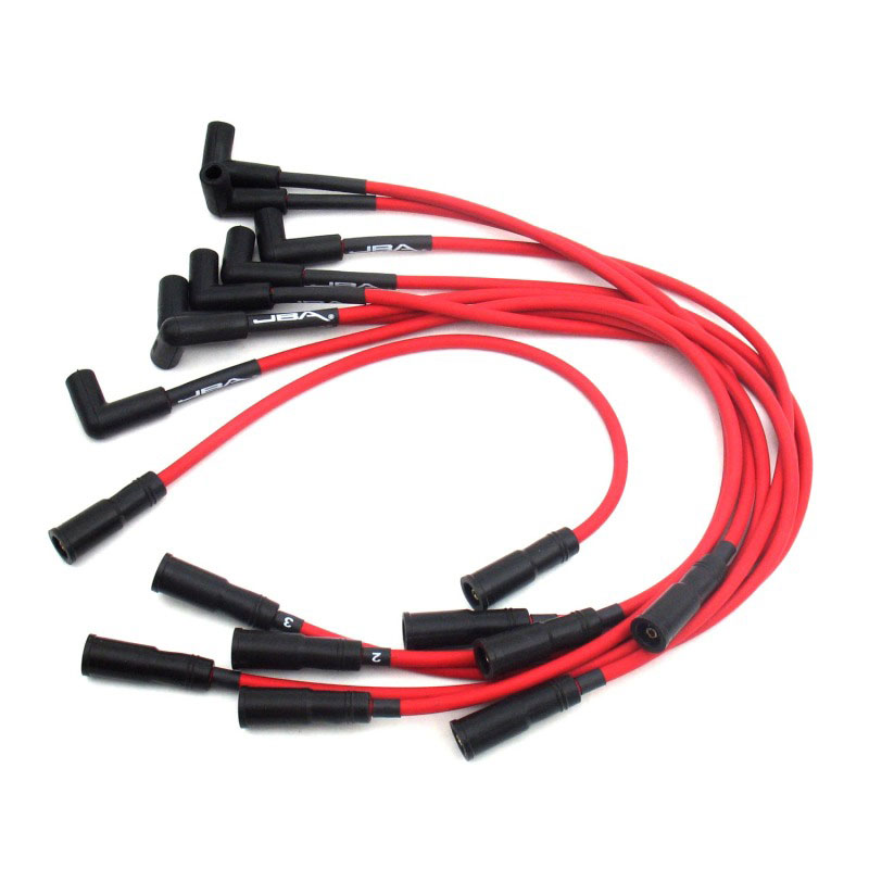 JBA w0832 | 96-99 GM 5.0L/5.7L Truck Ignition Wires - Red; 1996-1999