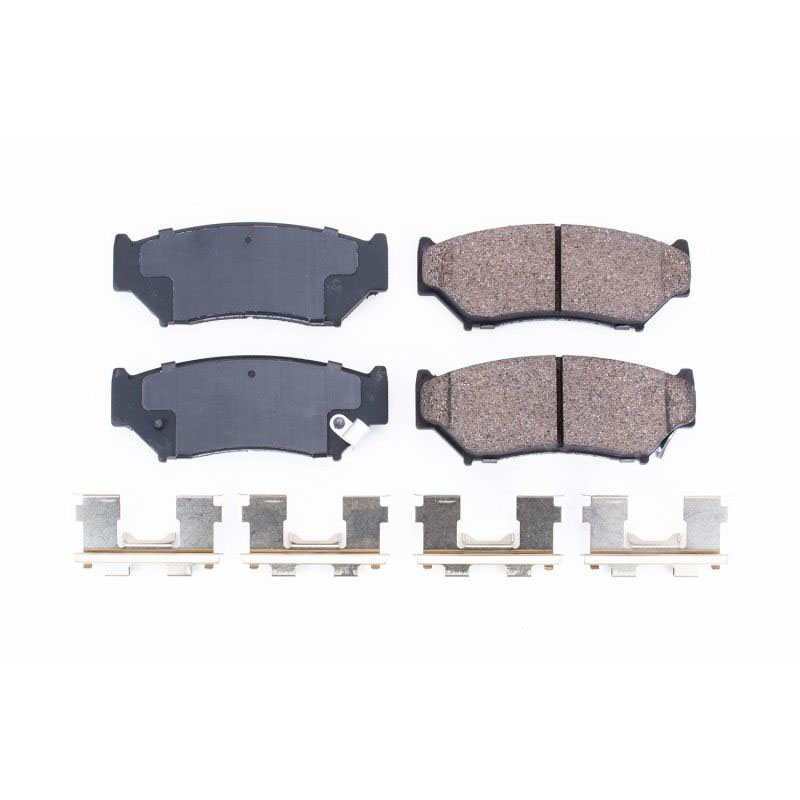 PowerStop 17556 | Power Stop 00-04 Chevrolet Tracker Front Z17 Evolution Ceramic Brake Pads w/Hardware; 2000-2004