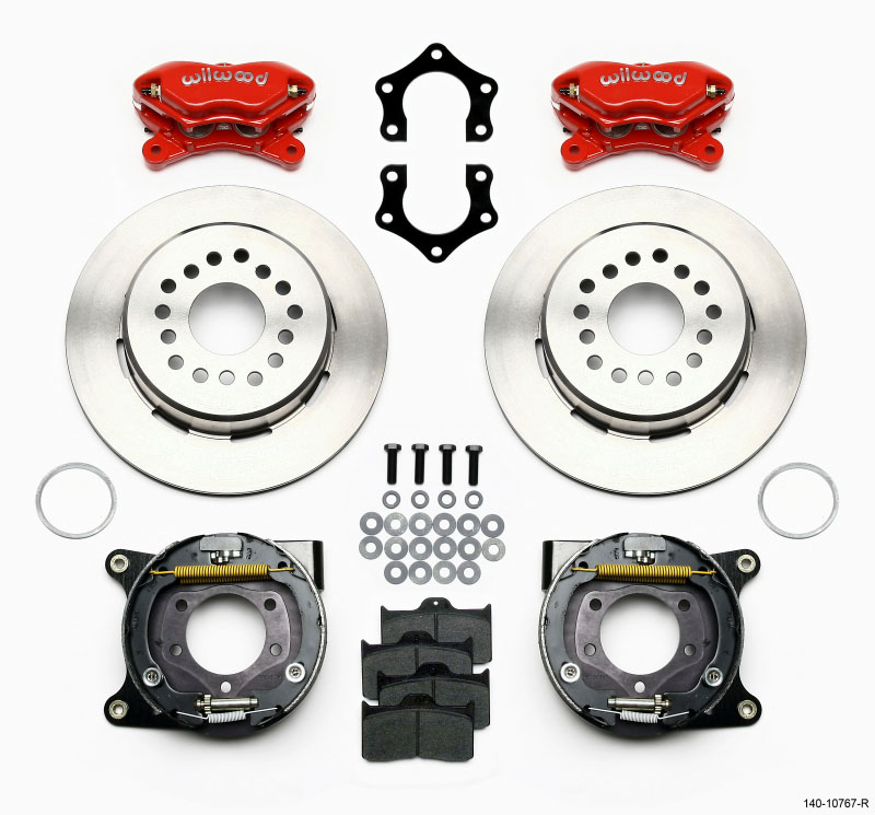 Wilwood 140-10767 | Forged Dynalite P/S Park Brake Kit Mopar/Dana 2.50in Off w/Snap Ring Brng