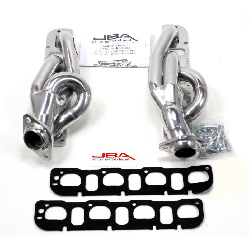 JBA 1961s-2js | 09-19 RAM 5.7L HEMI 1-5/8in Primary Silver Ctd Cat4Ward Header; 2009-2019