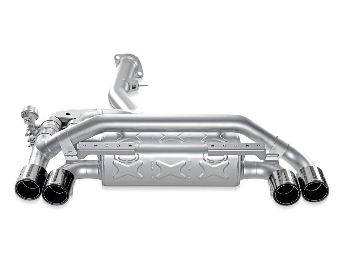 Akrapovic M-BM/T/4H | BMW 1 Series M Coupe (E82) Slip-On Line (Titanium); 2011-2012