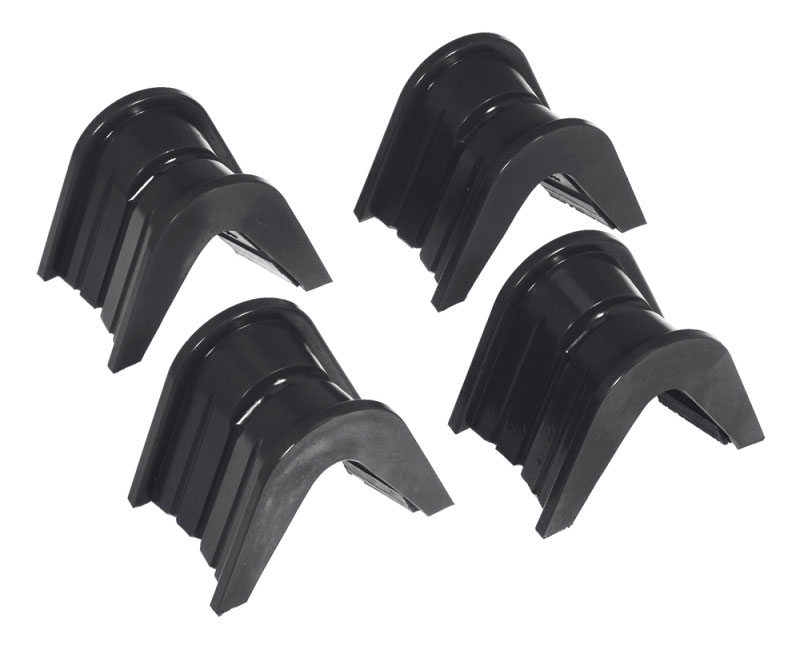 Prothane 6-1202-BL | 66-79 Ford F100/250/Bronco C-Bushings 4deg Offset - Black; 1966-1979