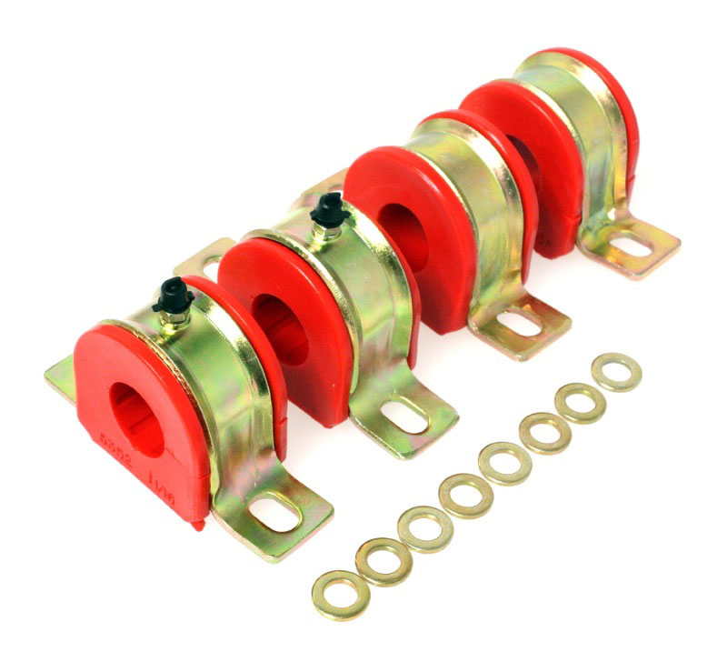 Energy Suspension 3.5176r | 73-94 GM K5 Blazer/73-81 C-10/C1500 P/U Red 1-1/8in Front Sway Bar Bushing Set; 1973-1994