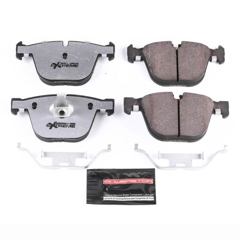 PowerStop z26-919 | Power Stop 2011 BMW 1 Series M Rear Z26 Extreme Street Brake Pads w/Hardware; 2011-2011