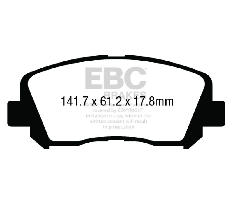 EBC ud1640 | 15+ Chrysler 200 2.4 Ultimax2 Front Brake Pads