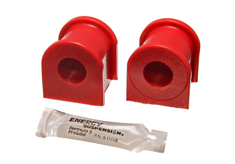 Energy Suspension 8.5131r | 05-07 Scion tC Red 21mm Front Sway Bar Bushing Set; 2005-2007