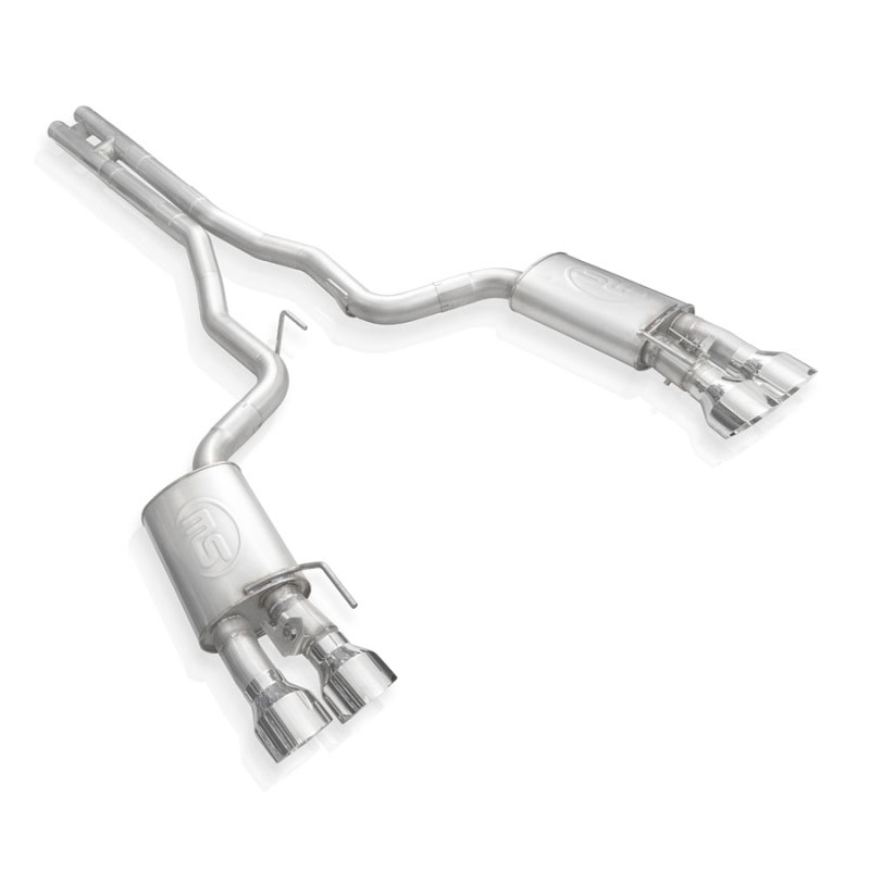 Stainless Works gt500cbhfcl | 2020 Ford GT500 Legend Catback H-Pipe Exhaust Factory Connect - Polished Tips; 2020-2022