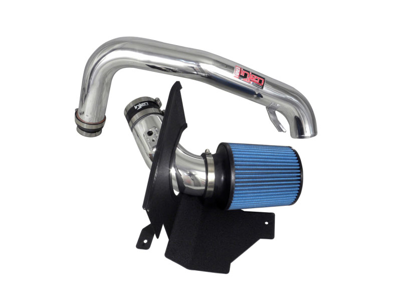 Injen SP9001P | Short Ram Intake Ford Focus ST 2.0L Turbo Tuned Air Intake with MR Tech, Super Nano Web Dry Filter and Heat Shield, Polished; 2013-2014