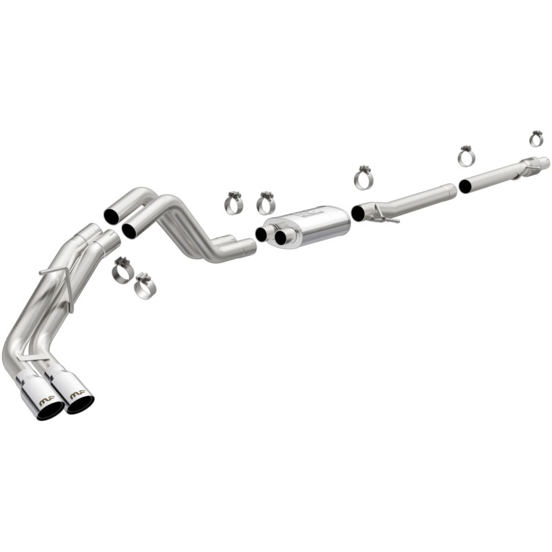 Magnaflow 19453 | MagnaFlow CatBack 2019 Ford Ranger 2.3L 3in Polished Stainless Exhaust Tips; 2019-2019