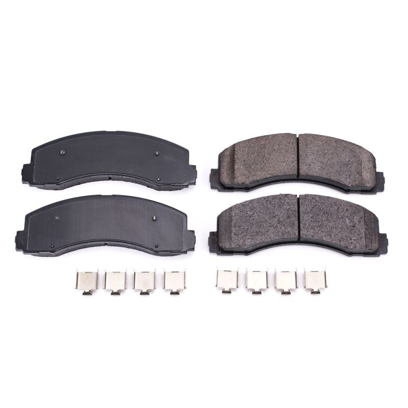 PowerStop 172087 | Power Stop 10-19 Ford Expedition Front Z17 Evolution Ceramic Brake Pads w/Hardware; 2010-2019