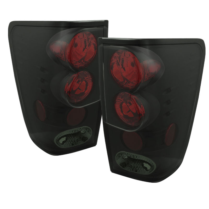 SPYDER 5078223 | Spyder Nissan Titan Euro Style Tail Lights - Black Smoke - (ALT-YD-NTI04-BSM); 2004-2015