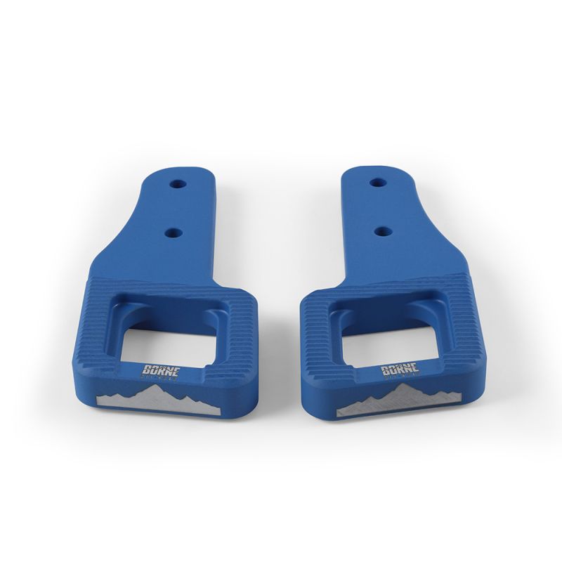 Mishimoto bnthf15017bl | 2017+ Ford Raptor / 2009+ Ford F150 Borne Off-Road Billet Tow Hooks - Blue; 2009-2023