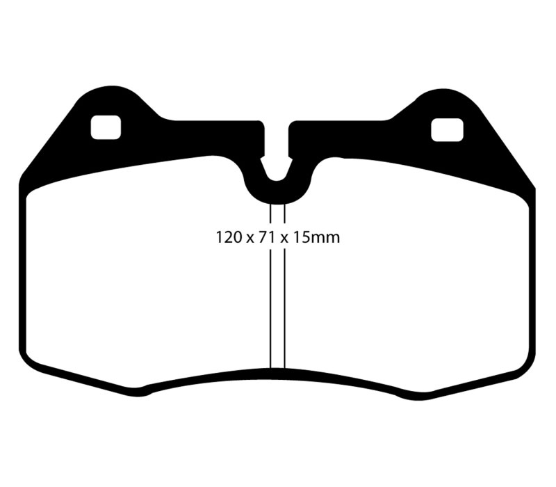 EBC dp51644ndx | 03-04 Infiniti G35 3.5 (Manual) (Brembo) Bluestuff Front Brake Pads; 2003-2004