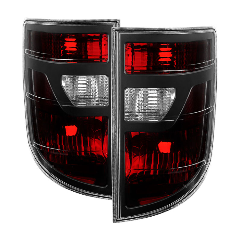 SPYDER 9033193 | Xtune Honda Ridgeline Pickup 06-08 OEM Style Tail Lights Red Smoked ALT-JH-HRID06-OE-RSM; 2006-2008