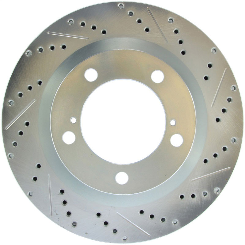 Stoptech 227.44156L | StopTech Toyota Sequoia Select Sport Drilled/Slotted Rotor, Front Left; 2008-2016