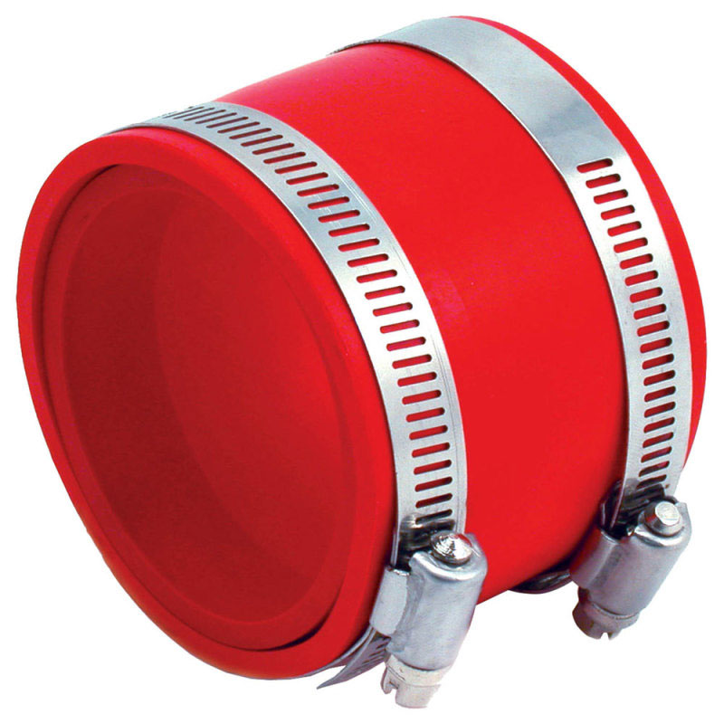 Spectre 8772 | Coupler 3in. (PVC) w/Insert - Red