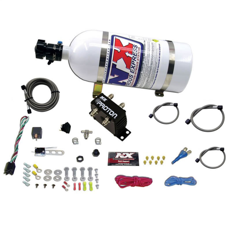 Nitrous Express 20421-10 | Proton Plus Nitrous Kit w/10lb Bottle