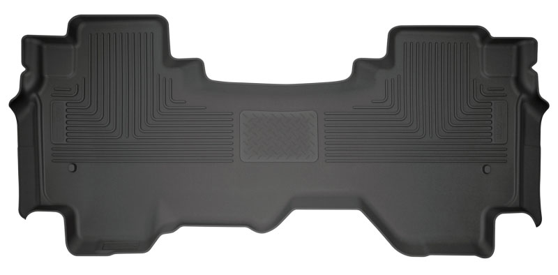 Husky Liners 14741 | 2019+ Dodge Ram 1500 Quad Cab WeatherBeater 2nd Seat Black Floor Liners; 2019-2022