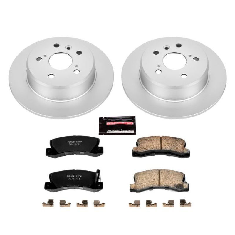 PowerStop crk2564 | Power Stop 92-96 Lexus ES300 Rear Z17 Evolution Geomet Coated Brake Kit; 1992-1996