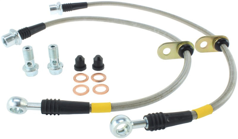 Stoptech 95044011 | StopTech 04-06 Scion xB Stainless Steel Front Brake Lines; 2004-2006