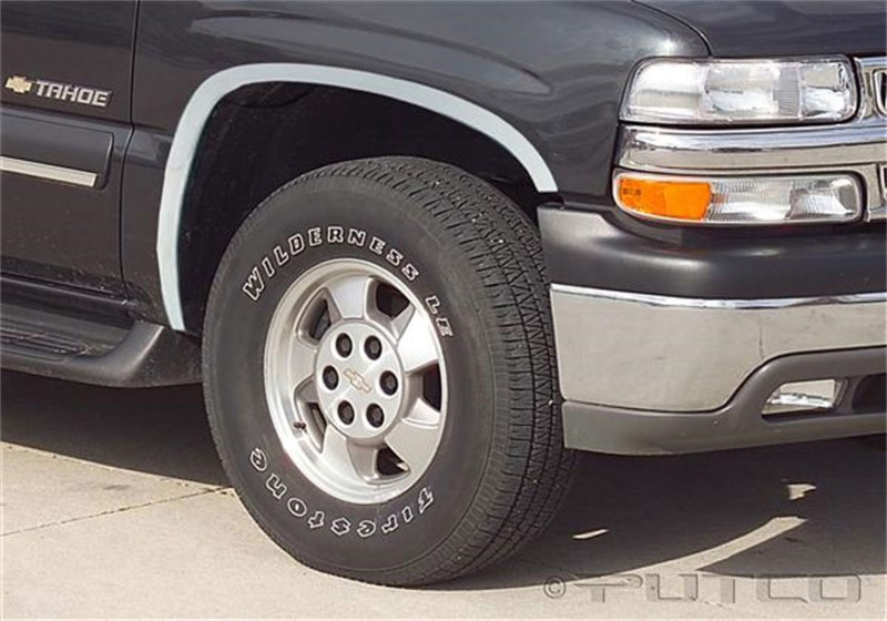 Putco 97108 | 00-06 Chevrolet Tahoe - Full (4pcs) Stainless Steel Fender Trim; 2006-2006